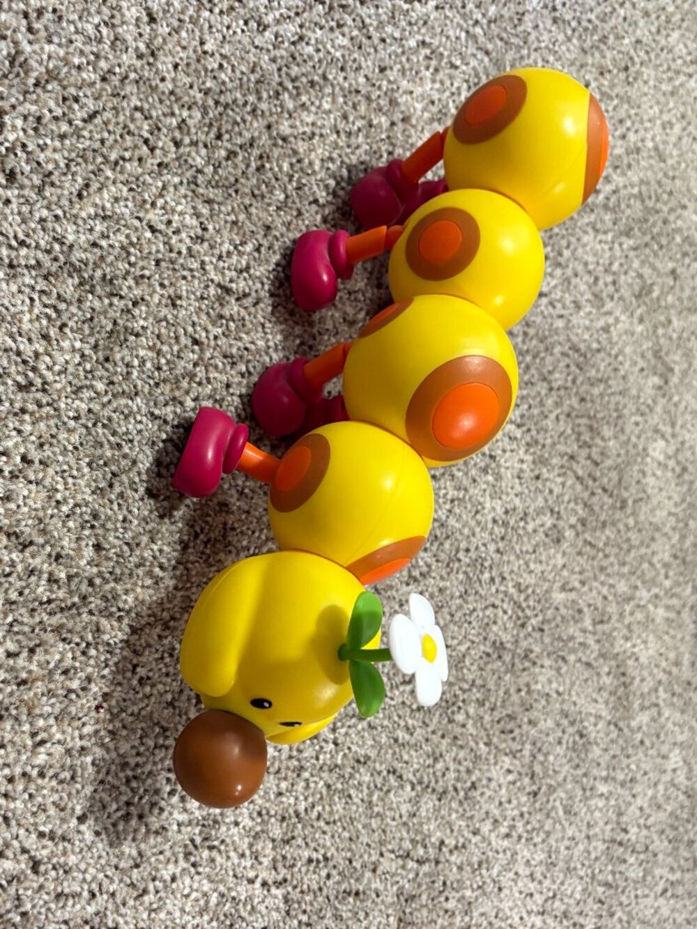 Super Mario Bros Wiggler Caterpillar Figure 12 Inch